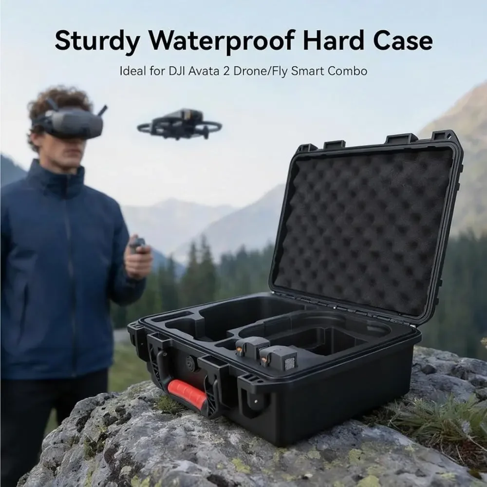 Hard Case for DJI Avata 2 Drone/Fly Smart Combo (for DJI Goggles N3, CASE ONLY)